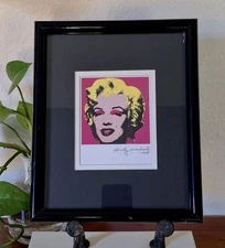 ANDY WARHOL MARILYN MONROE, Warhol Foundation 1989 Framed Screen Print 