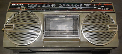 Sharp GF-3939 S(D) Boombox / Ghettoblaster 80s Vintage Radio