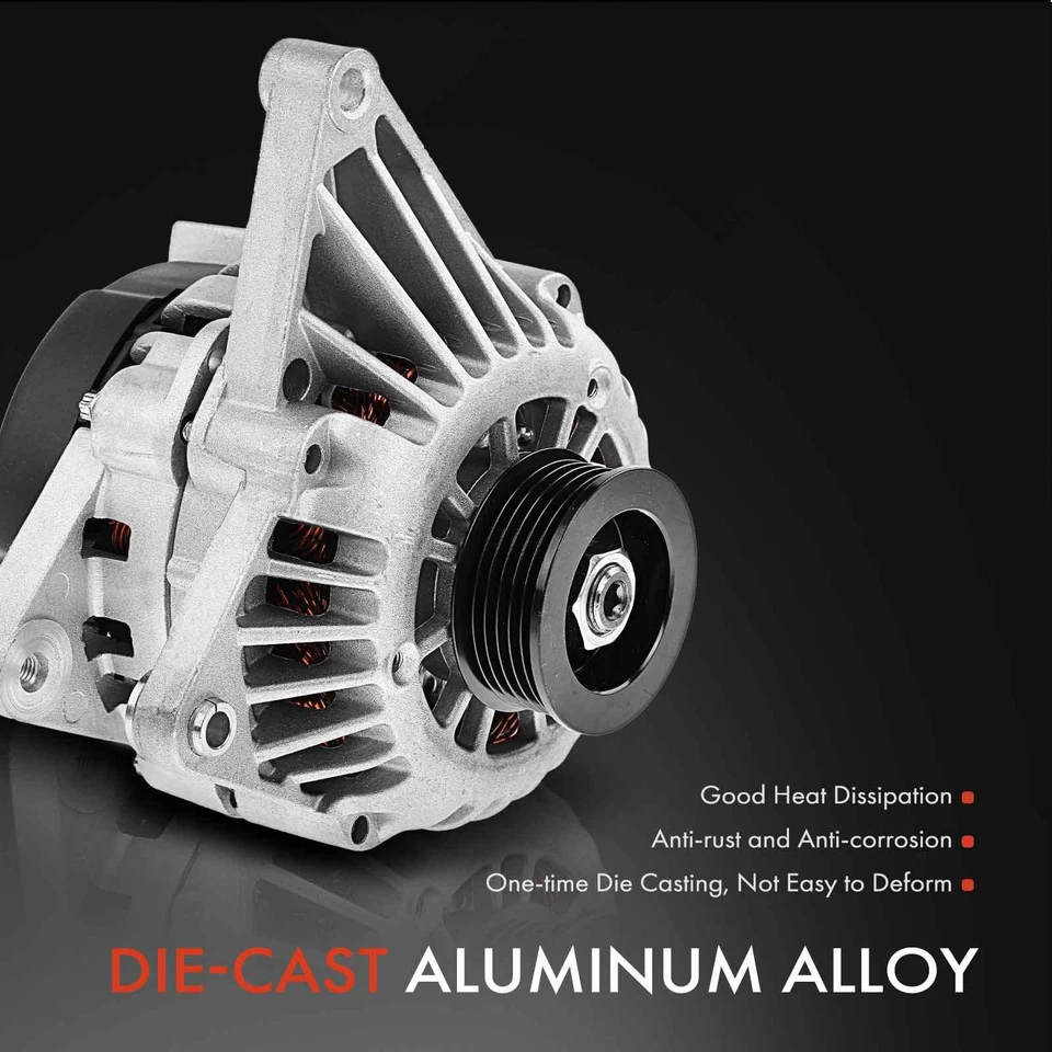 Alternador para Chevrolet Camaro Pontiac Firebird 2000-2002 V6 3,8 L 105A 12 V CW Foto 4 de 4