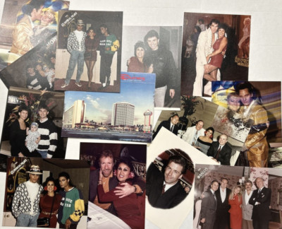 Vintage Lot of Photographs Las Vegas 1990 TIM CONWAY FARINA BALDWIN CHUCK NORRIS