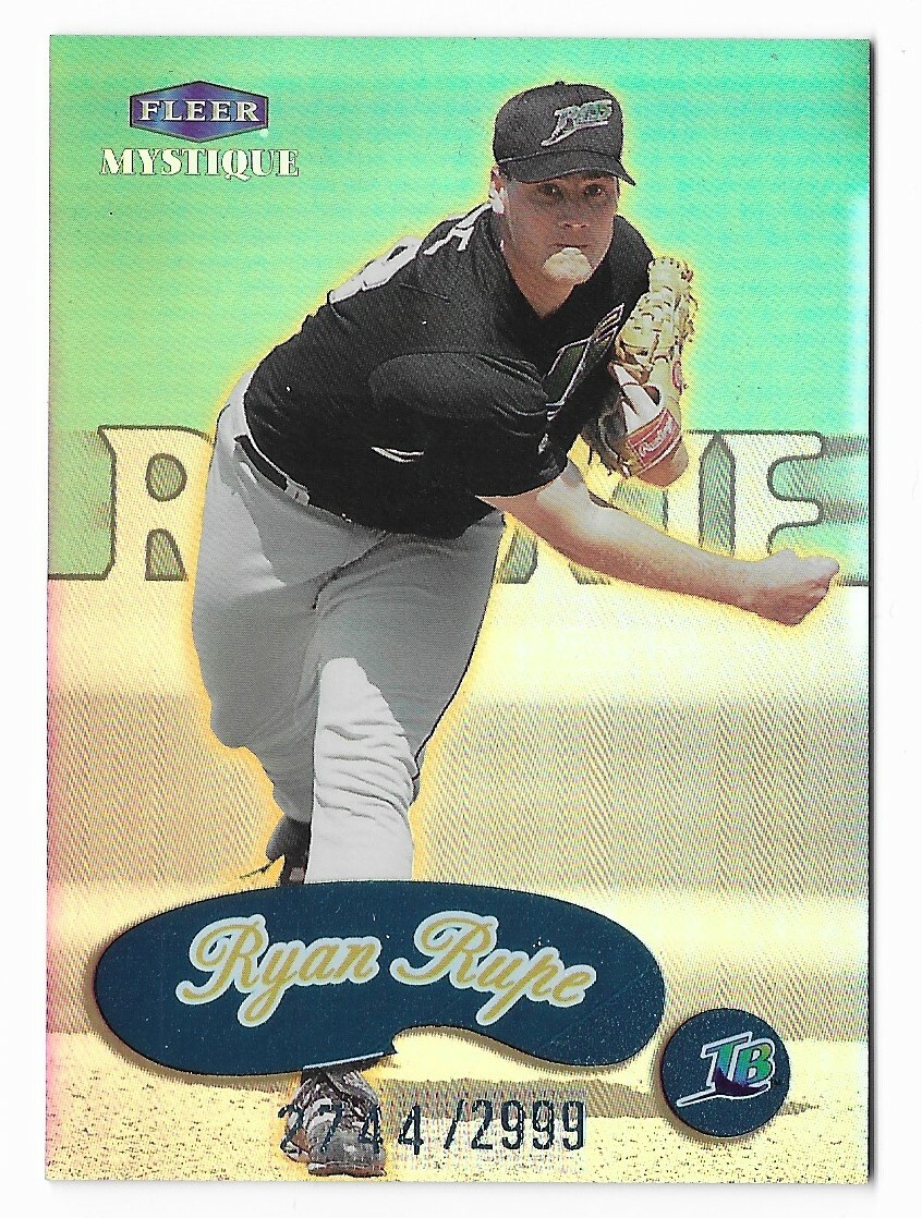 1999 Fleer Mystique Prospect Rookie #117 Ryan Rupe /2999 Tampa Bay Devil Rays RC