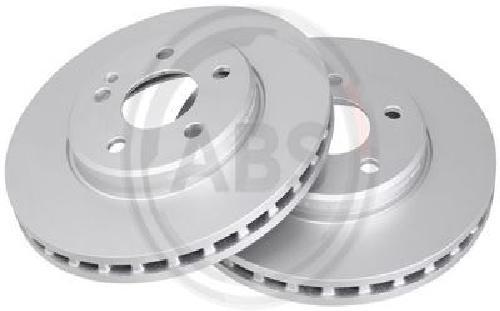 2x Original A.B.S. Brake Disc 17647 for Mercedes-Benz