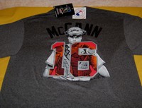 Brian Mccann 16 Catchers Mask Up Atlanta Braves - Dark Gray T-shirt Xl Brian Mccann 16 Catchers Mask Up Atlanta Braves - Dark Gray T-shirt Xl