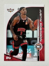 Justin Robinson 2023-24 Topps Chrome NBL National Basketball League #34 