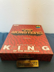 King of the Monsters 55 MEGA Neo Geo AES WORKING COMPLETE ORIGINAL with BOX Used
