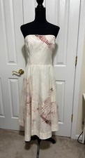 White House Black Market Strapless Dress