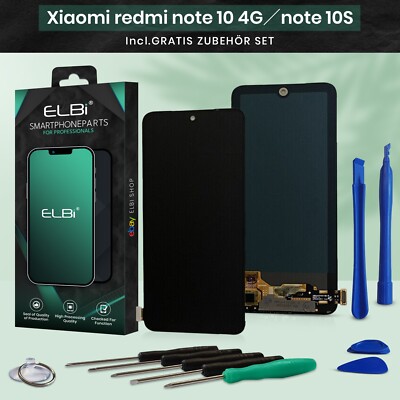 Display für Xiaomi redmi note 10 4G / note 10s Full HD Bildschirm Touch ELBI