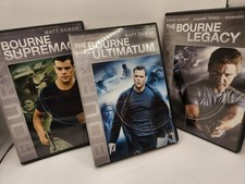 3 Bourne Dvd Supremacy, Ultimatum, Legacy Matt Damon
