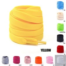 Thick Flat Fat Shoe Laces Wide Shoelaces /All Shoe Types /Trainer Boot Shoes