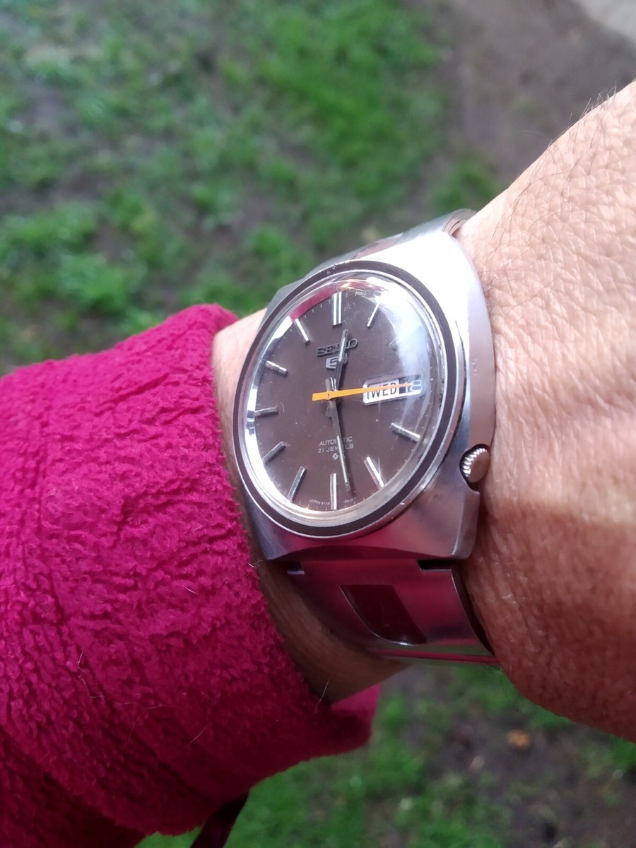 SEIKO 6119-8490 RARE SQUARE AUTOMATIC ORIGINAL RARE ENAMEL