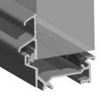 Stormguard Dry X Inward Opening Weatherbar 2100mm Silver Aluminium