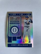 2020 Panini Chronicles Cody Bellinger Contenders Optic Holo Silver Prizm #10