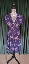 Floral Button Up Dress Size Small