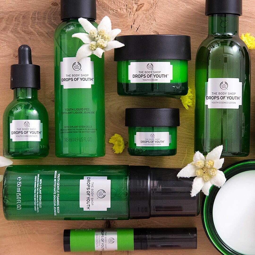 The Body Shop | Drops of Youth™| Serum, Essence, Cream, Wash, Mask