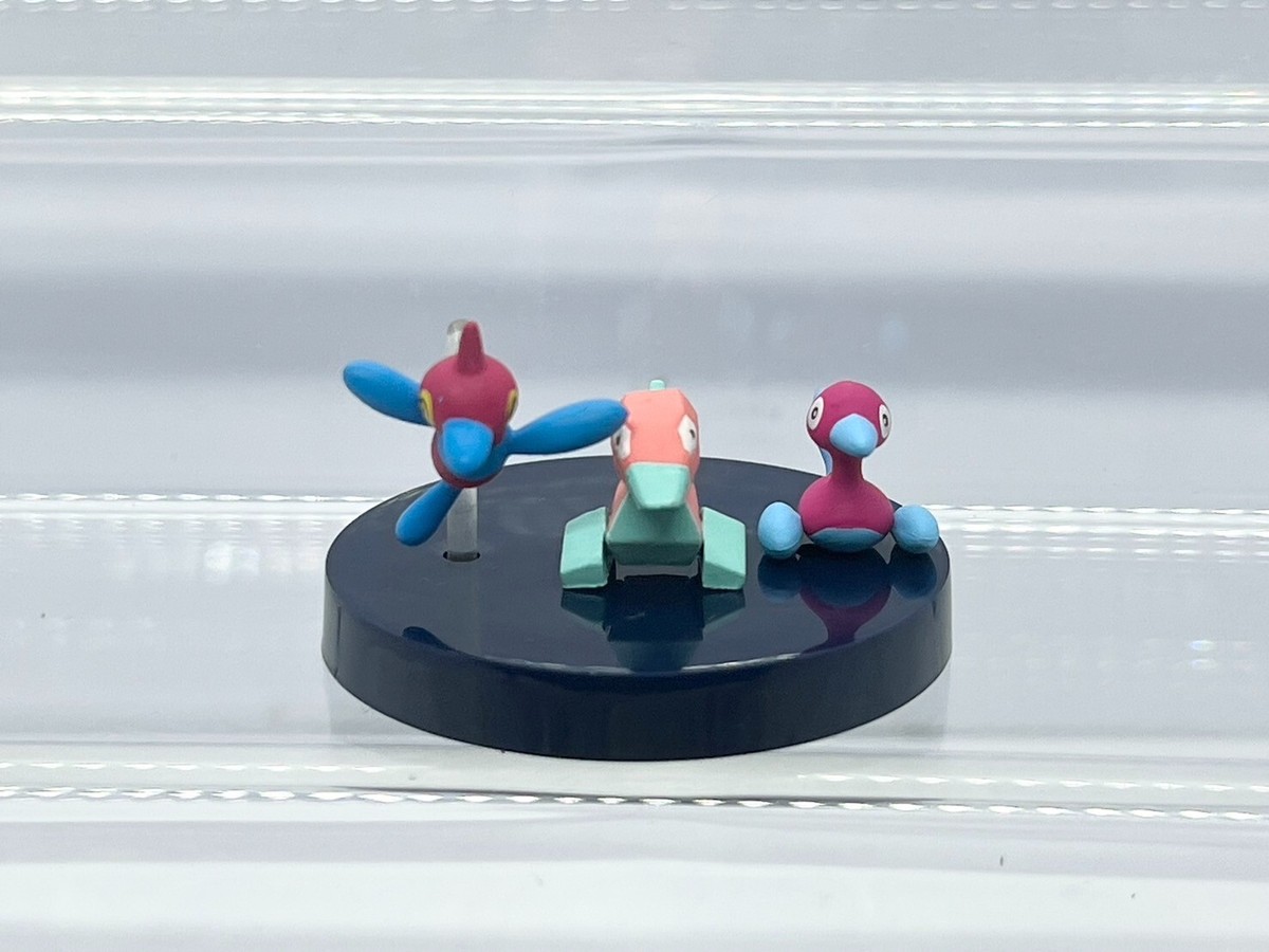 Pokemon Zukan Rittai Collection Porygon Porygon2 Porygon-Z Figure