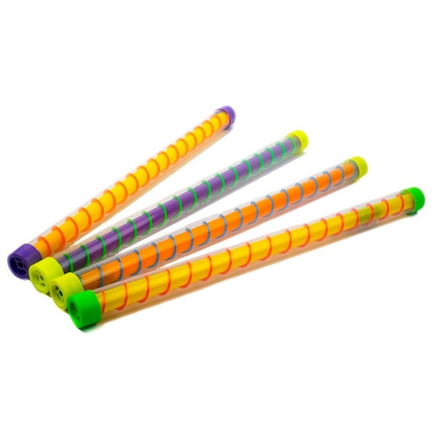 2 X Spiral Gravity Groan Tube Funny Sound Maker Musical Toy Stick Kids