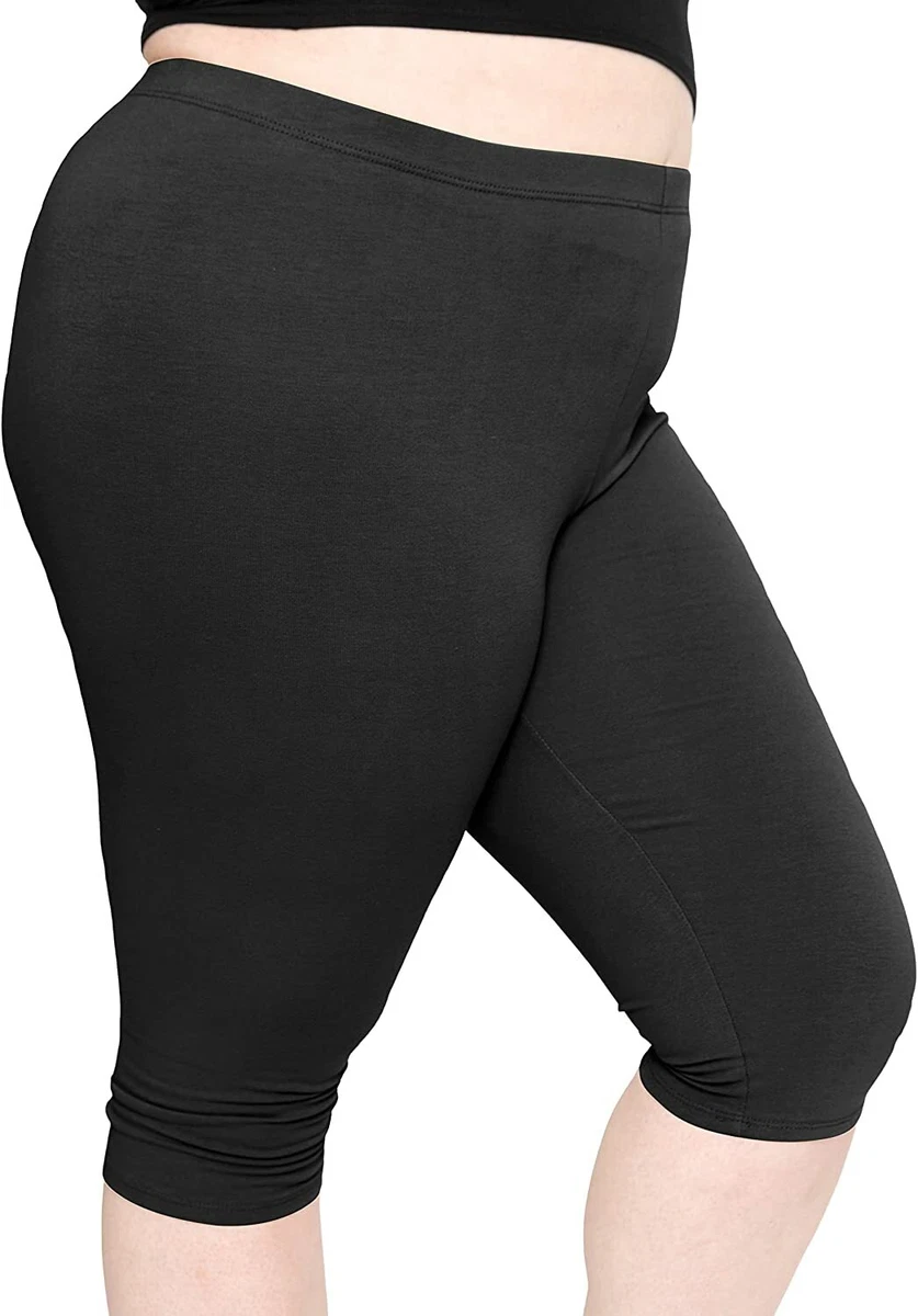 Oh So Soft Women's Plus Size Knee Length Leggings