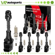 8 For 2004-2007 Nissan Titan 5.6L V8 Ignition Coil & Iridium Spark Plug