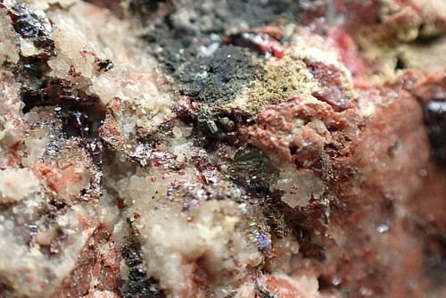 PROUSTITE + ARGENTOPYRITE ON MATRIX * RARE !!! Jachymov, CZECH REPUBLIC - Picture 11 of 12