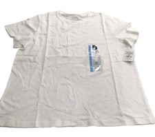 Member's Mark Ladies White Crewneck Short Sleeve Tee Large