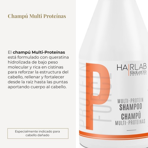 Salerm Cosmetics HAIRLAB MULTI-PROTEIN STRENGTHENING 3-PIECE KIT for Damage - 第 3/13 張圖片