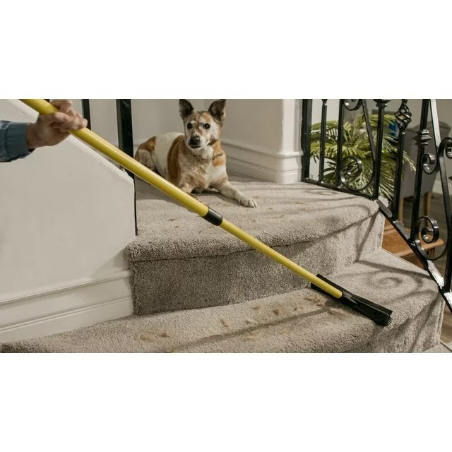 Sweepa Rubber Broom FURemover Cat Dog Pet Hair Dust Carpet Rake New eBay