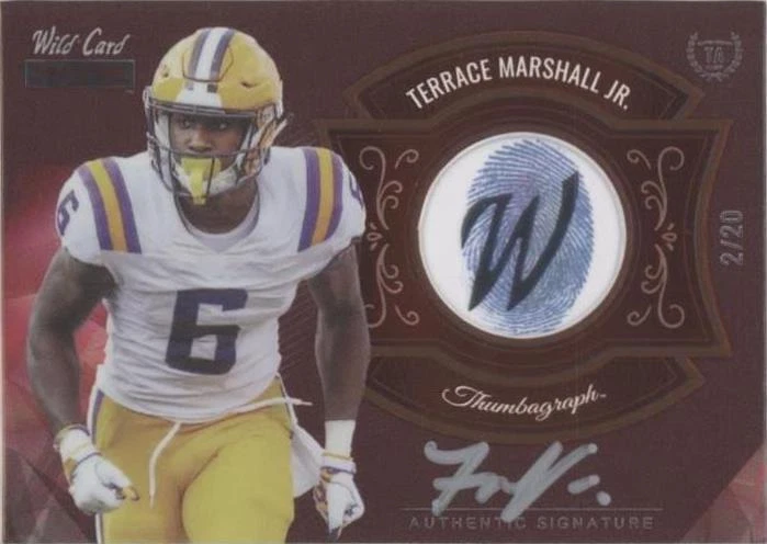 2021 Wild Card MATTE Terrace Marshall Jr. #MTA-13