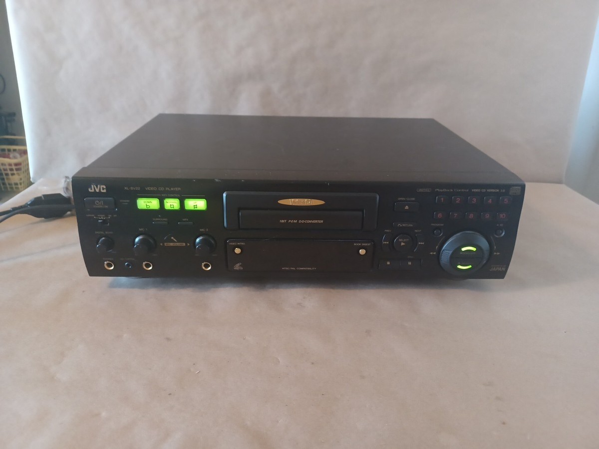 JVC XL-SV22 Karaoke Machine Video CD Player - NOT TESTED/PARTS | eBay