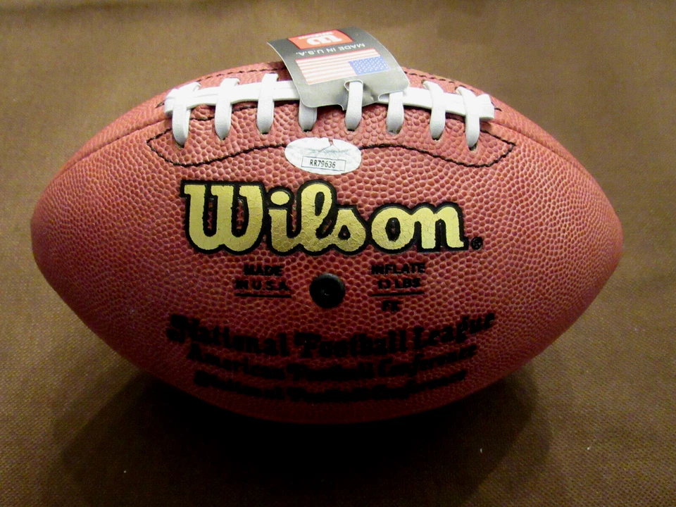 TED HENDRICKS HOF 90 RAIDERS COLTS SBC SIGNED AUTO WILSON NFL GAME FOOTBALL JSA - Image 3 of 3