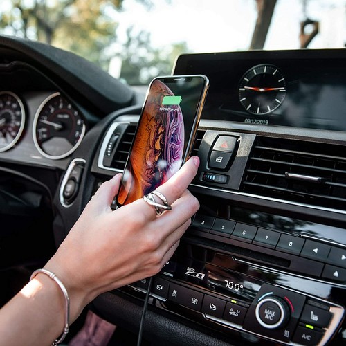 Zeus Supporto di Ricarica Wireless Premium per Auto | Ricarica Wireless Rapida Certificata Qi i - Foto 4 di 5