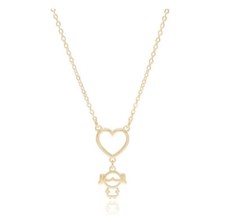 Girl Heart Necklace