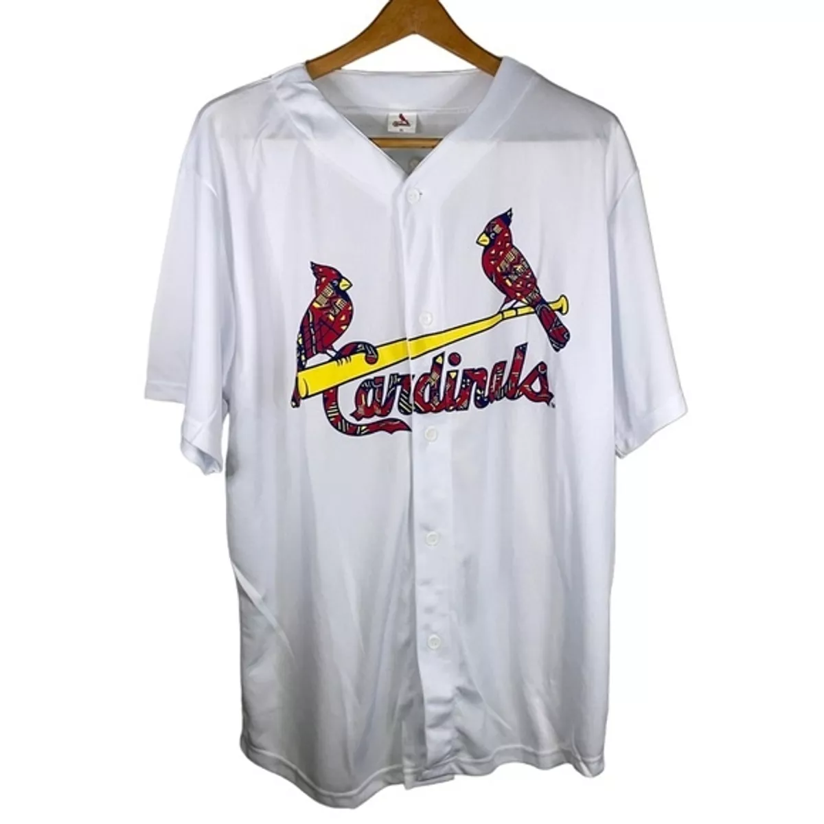 St. Louis Cardinals Jersey Kolten Wong #16 Aloha Print Button Down White  Size XL