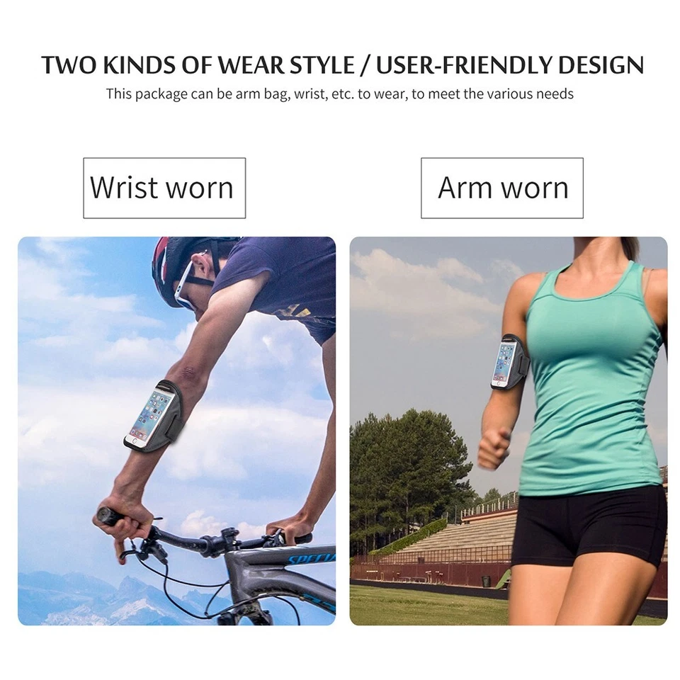 Running Sports Armband Holder Gym Jogging For Samsung Galaxy S25 S24 S23 S22 S21 - Image 3 of 4