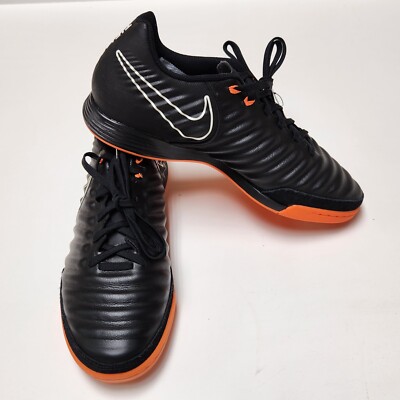 Nike Legend 7 Academy Indoor Men's Soccer Shoes Black-Total Orange