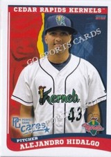 2023 Cedar Rapids Kernels Alejandro Hidalgo RC Rookie Twins Minor League VZ