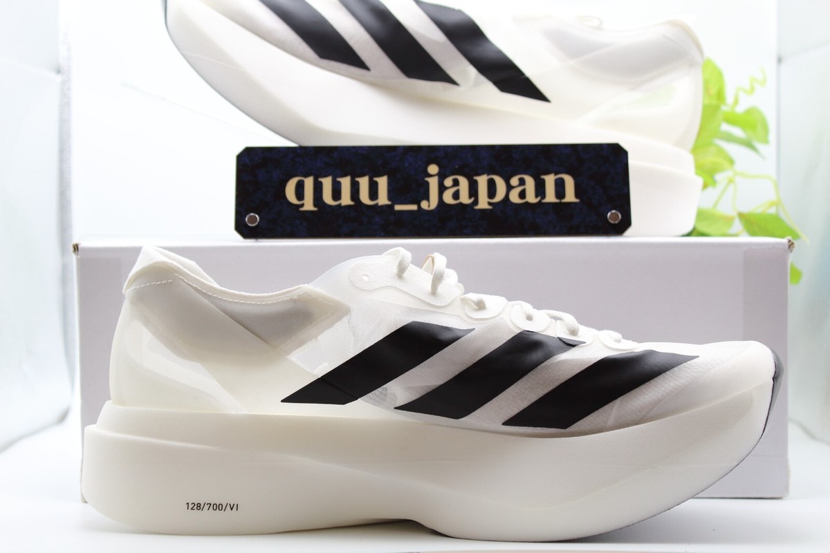 Size 12 - adidas Adizero Adios Pro Evo 1 White Black for sale