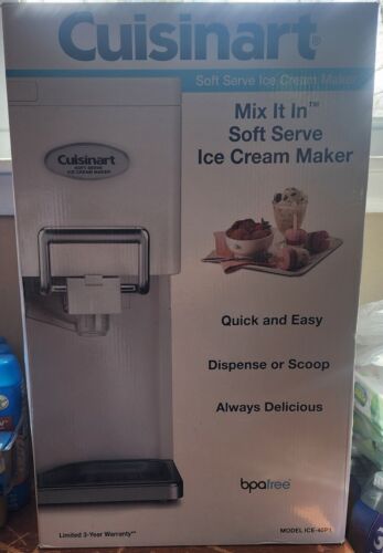 Cuisinart ICE-45P1 Mix Serve 1.5-Quart Soft Service Ice Cream Maker - Picture 1 of 4