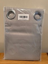 Yakamok Grey Blackout Curtains, Room Darkening 52x63 Pack fo 2 