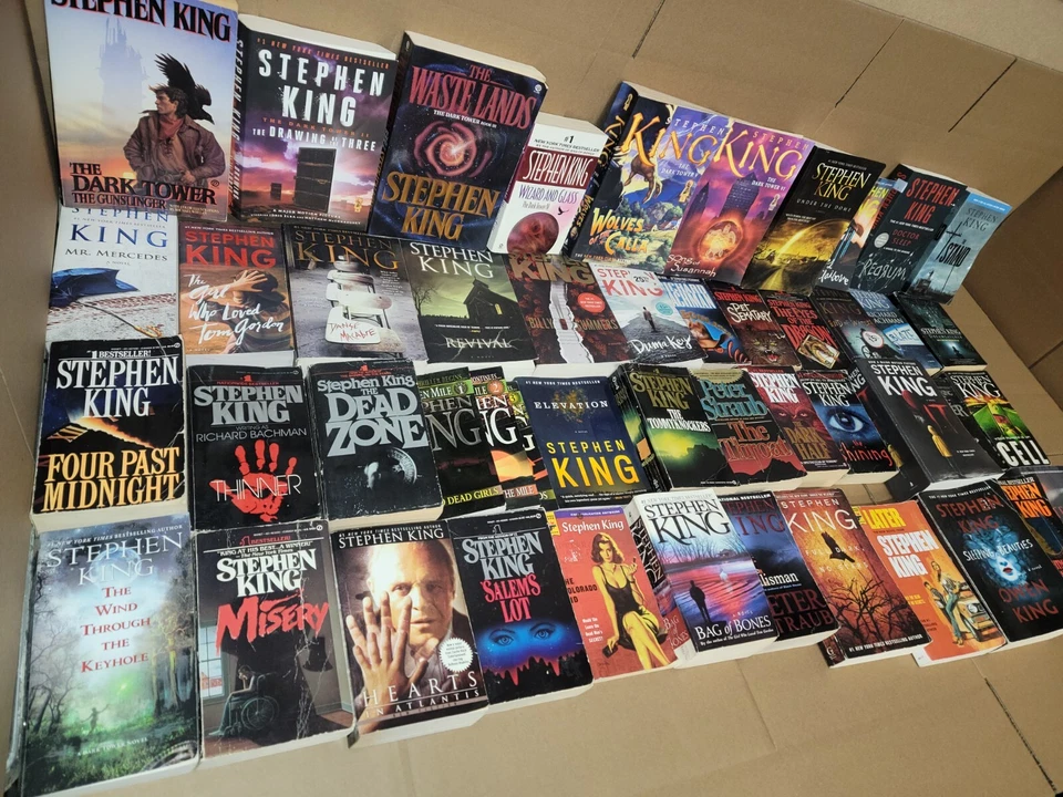 Lot of 10 Stephen King Paperback Horror Bachman Straub Dark Tower SET RANDOM*MIX Foto 4 de 4