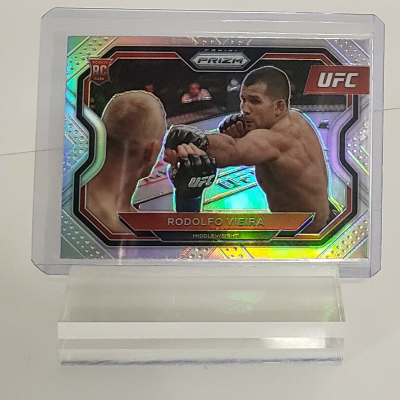 Rodolfo Vieira 2021 UFC Prizm Silver Rookie Card #107 Middleweight