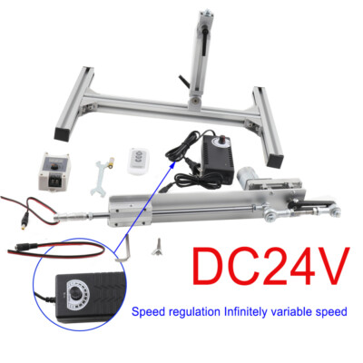 Linearantrieb Linear Actuator Hubkolbenmotor DC24V 30-150mm 120 rpm/min Silber