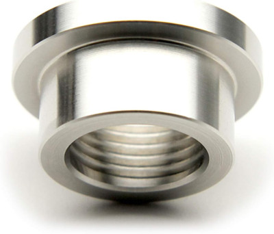 1/8'' NPT Stainless Steel 304 Female Threaded Stepped Weld Bung Mounting Fitting