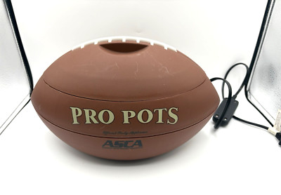 Pro Pots 1 1/2 Qt Football Crock Pot Slow Cooker Lid Holder Game Day Tested