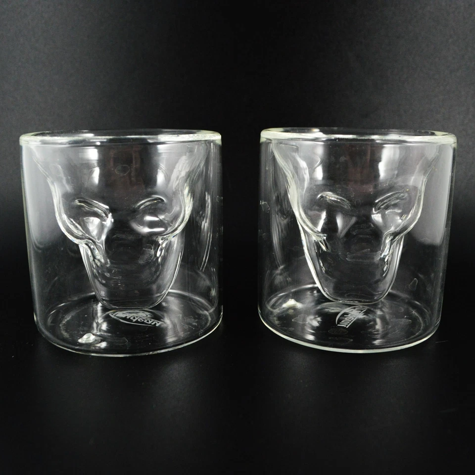 2 vasos Trudeau Calavera Doble Tiro Doble Pared 3 Onzas Foto 2 de 4