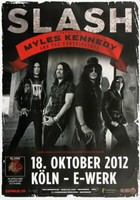 Slash - Youre A Lie, KöLn 2012 | Konzertplakat | Poster