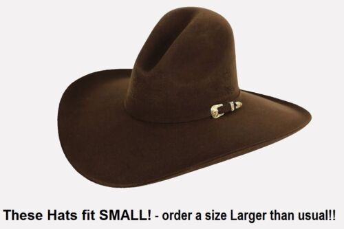 GUS ~ Dark BROWN ~3X Wool Felt HAT~ 4.5" Brim RODEO Cowboy Western Texas Hat Co