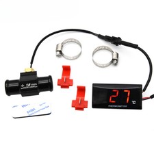 New Motorcycle Water Temperature Gauge Temperature Sensor Mini Temp Meter Sensor