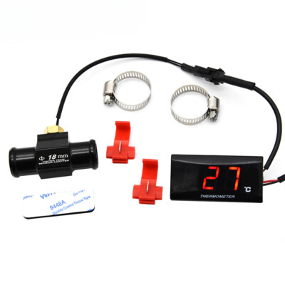 Motorcycle Water Temperature Gauge for Koso Temperature Sensor Mini Temp Meter