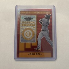 2020 Panini Chronicles Contenders Optic Ruby Wave /199 Josh Bell #30