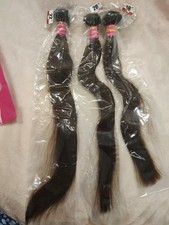 QXRM Virgin Human Hair 3 Bundles 22" 20" 18" Extensions Straight